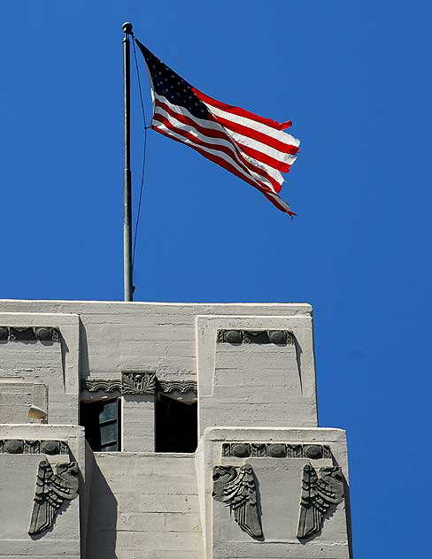 Yucca-Vine Tower, 1928, by the architectural firm of Gogerty and Weyl, 6305-09 Yucca Street at Vine, in Hollywood