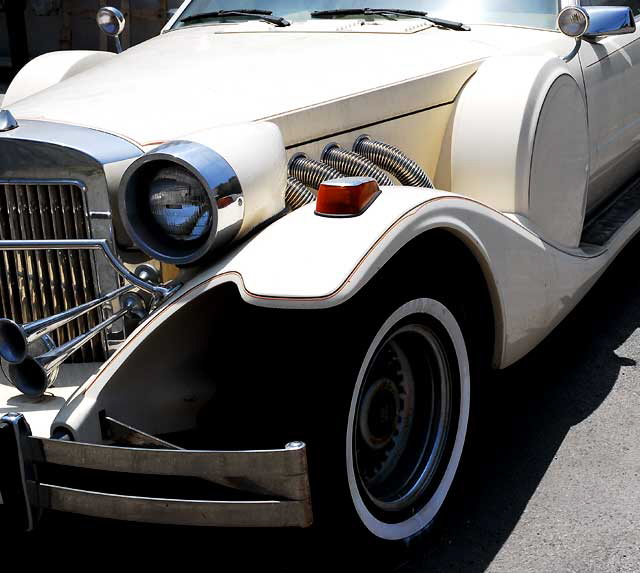 Excalibur parked in lot off La Brea Avenue, Hollywood 