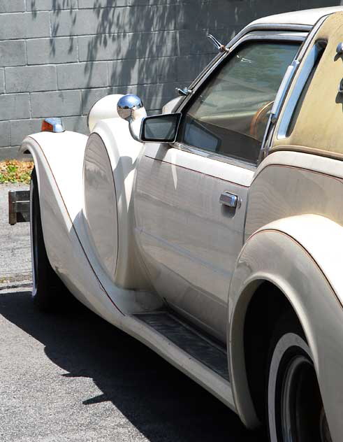 Excalibur parked in lot off La Brea Avenue, Hollywood 
