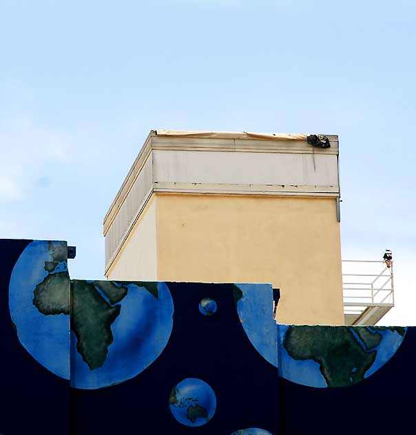 Globes at the Guinness museum on Hollywood Boulevard