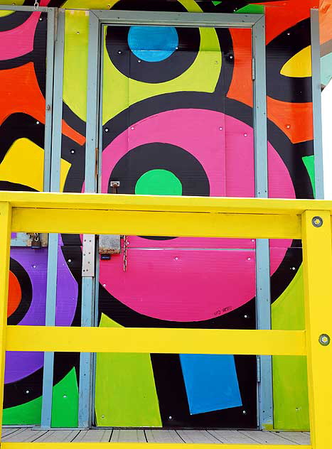 Portraits of Hope "Summer of Color" Life Guard Tower, Malibu 