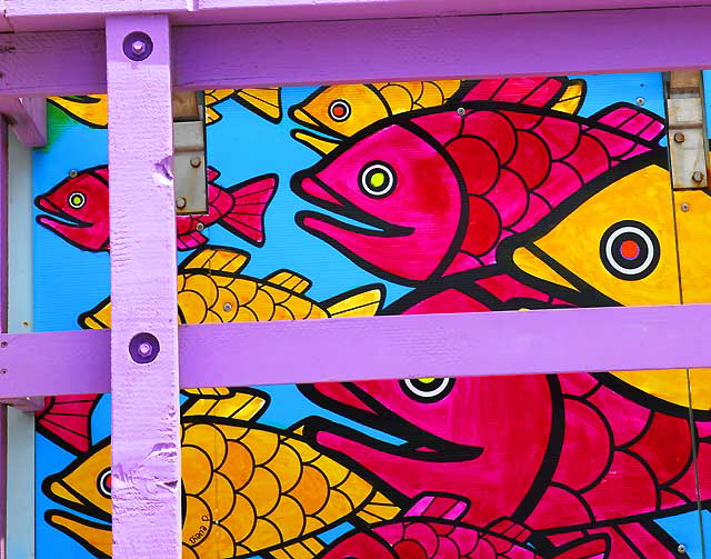 Portraits of Hope "Summer of Color" Life Guard Tower, Malibu 