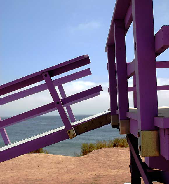 Portraits of Hope "Summer of Color" Life Guard Tower, Malibu 