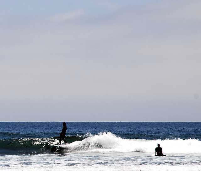 Surfer at Surfrider Beach, Malibu