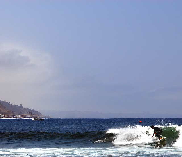 Surfer at Surfrider Beach, Malibu