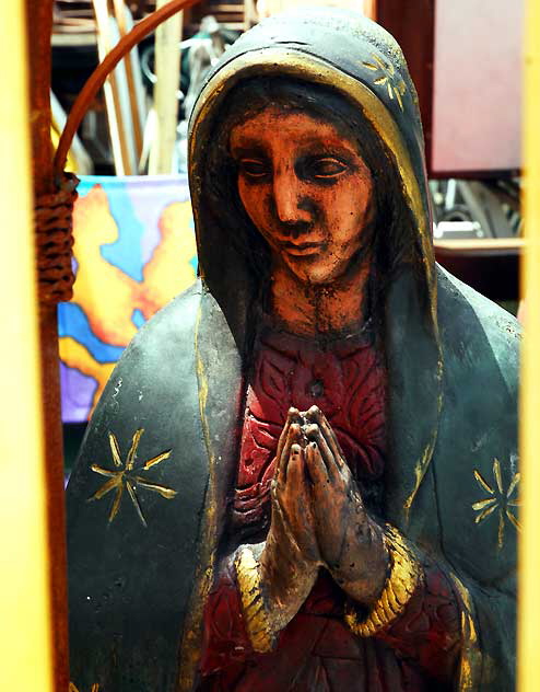 Wooden Madonna - Nick Metropolis Studio Props, La Brea at First, Hollywood 