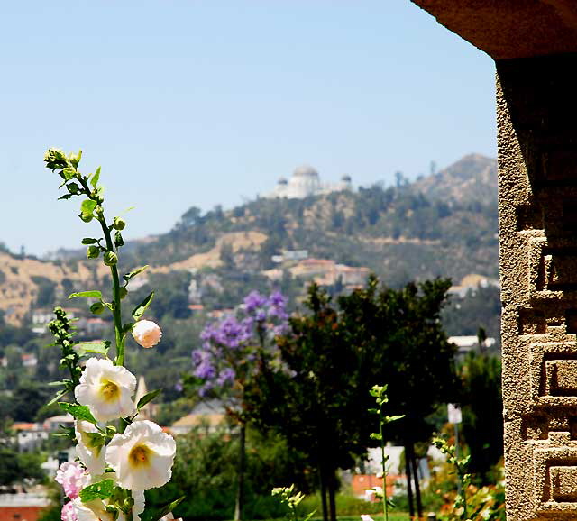 At Hollyhock House, 1921, Frank Lloyd Wright - Hollywood, California 