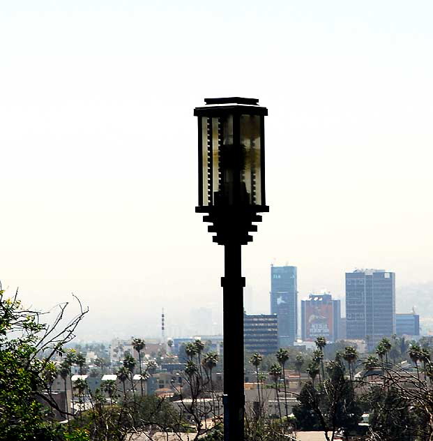 The view from Hollyhock House, 1921, Frank Lloyd Wright - Hollywood, California