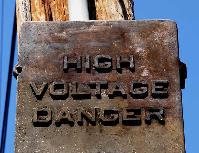 High Voltage Danger