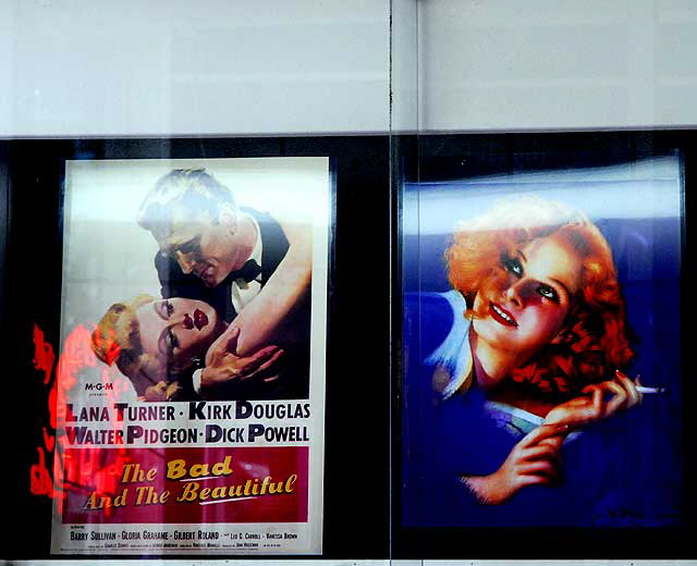 The Bad and the Beautiful (1952) - MGM poster in window of Hollywood bookstore