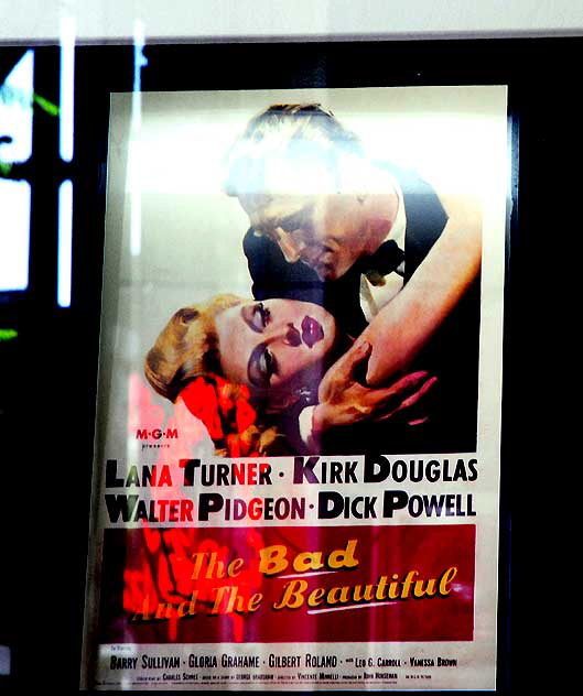 The Bad and the Beautiful (1952) - MGM poster in window of Hollywood bookstore