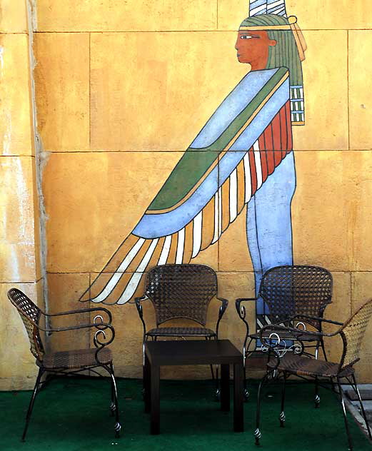 At the Egyptian Theatre on Hollywood Boulevard