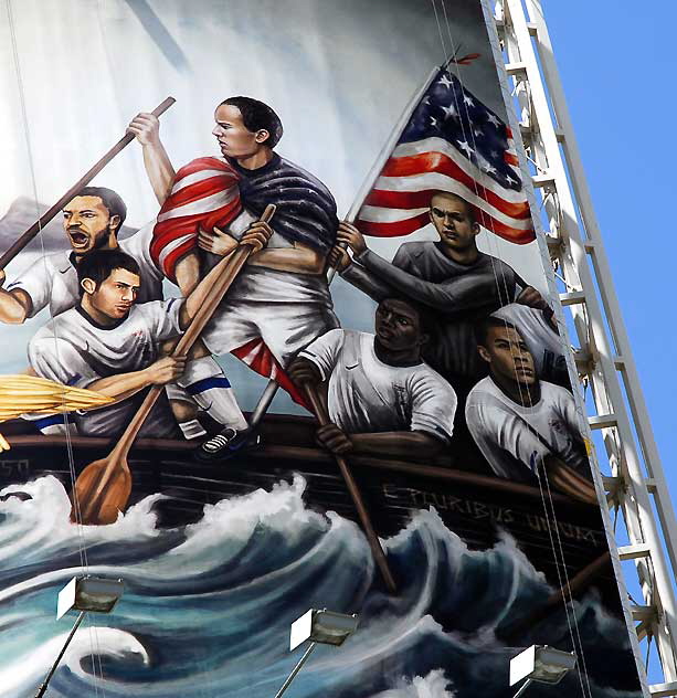 ESPN World Cup billboard above Hollywood and Highland