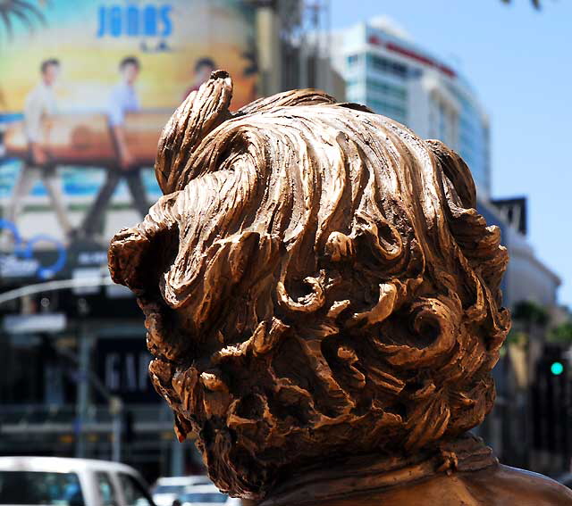 Bronze Marilyn Monroe statue at the Hollywood Museum at the Max Factor Building in Hollywood