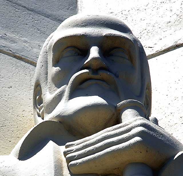 Galileo - Astronomers Monument, a Public Works Arts Project from 1934 at the Griffith Observatory on Mount Hollywood
