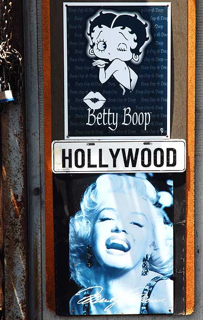 Betty Boop and Marilyn Monroe, Hollywood Boulevard