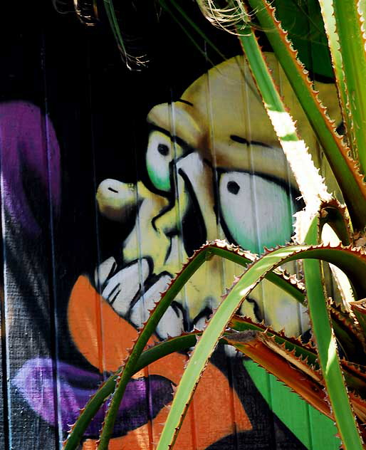 In the alleys behind Melrose Avenue - Hidden Skull 