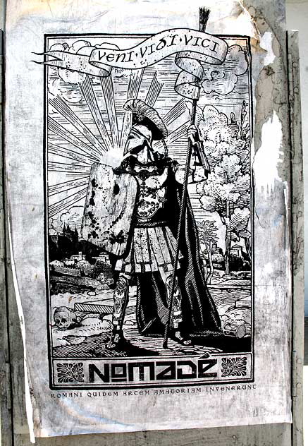 Latin graphic on utility box, 593 Glendale Boulevard, Los Angeles