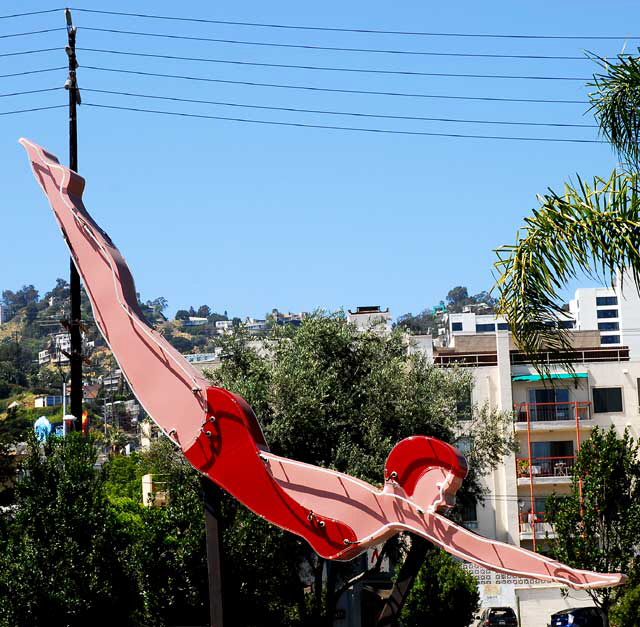 Neon Diver, Santa Monica Boulevard, West Hollywood 