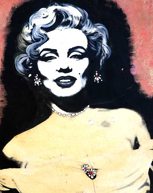 Marilyn Monroe tabletop, Nick Metropolis Studio Props, First Street and La Brea