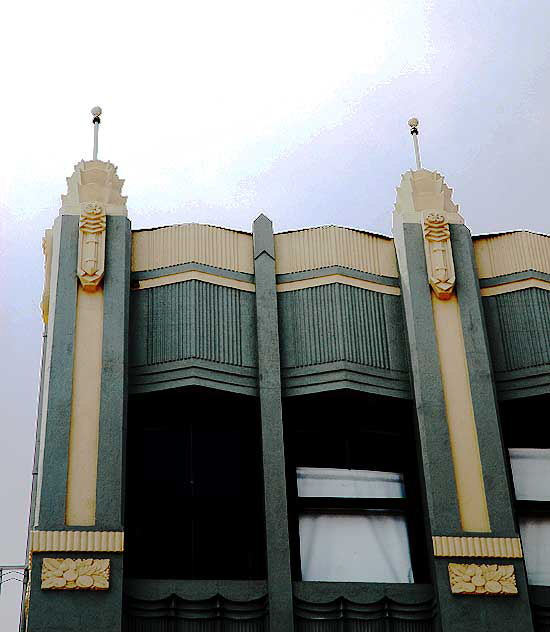 The Hollywood Center Building, the first home of the Screen Actors Guild and of the Writers Guild of America - 1929, by Norton and Wallis - southwest corner of Hollywood Boulevard and Cherokee 