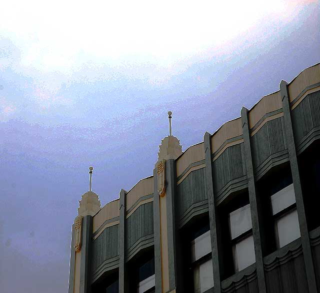 The Hollywood Center Building, the first home of the Screen Actors Guild and of the Writers Guild of America - 1929, by Norton and Wallis - southwest corner of Hollywood Boulevard and Cherokee 