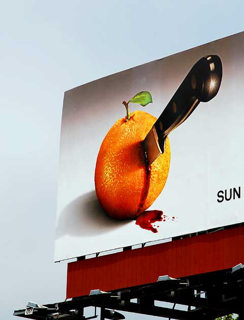 Billboard above the Sunset Strip, Tuesday, June 29, 2010 - Blood Orange