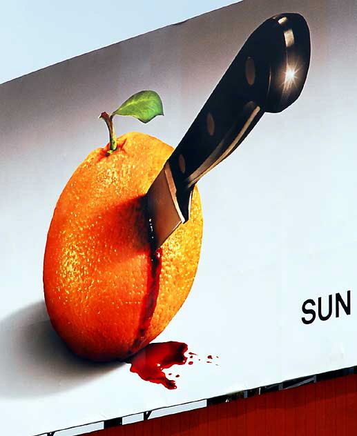 Billboard above the Sunset Strip, Tuesday, June 29, 2010 - Blood Orange