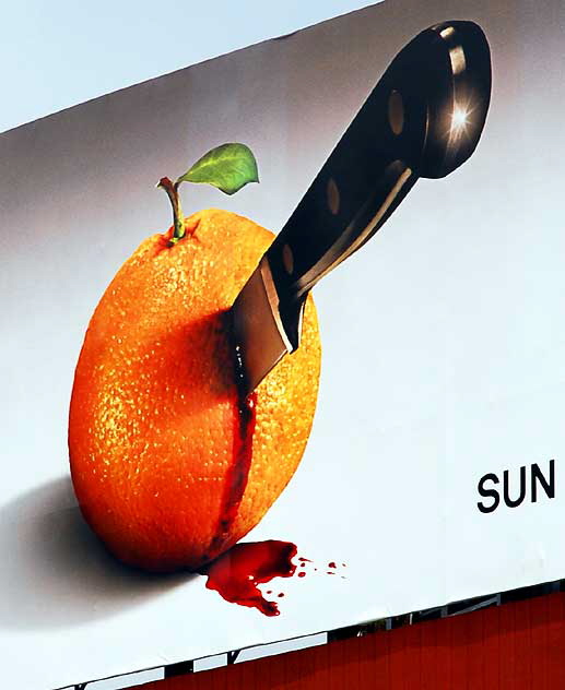 Billboard above the Sunset Strip, Tuesday, June 29, 2010 - Blood Orange
