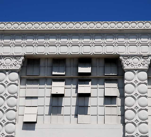 Former Community Laundry Building, now a specialty textile factory - northeast corner of Highland and Willoughby, Hollywood - 1928, W. J. Saunders