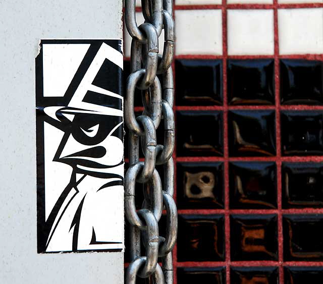 Spy Sticker, Melrose Avenue, Hollywood