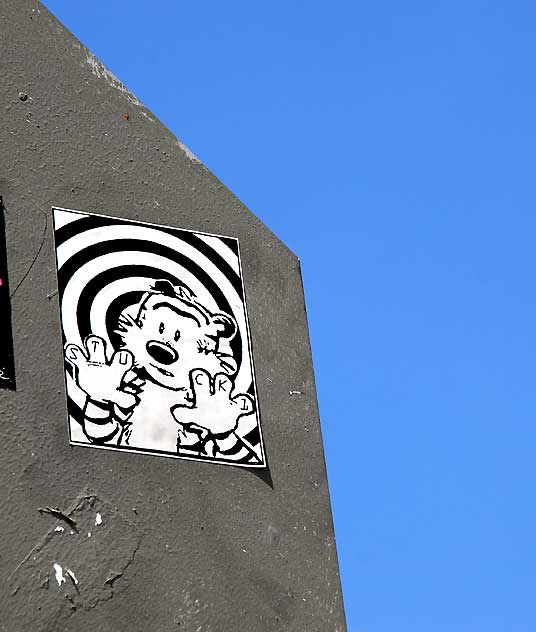 Sticker on Sunset Boulevard - Hobbes