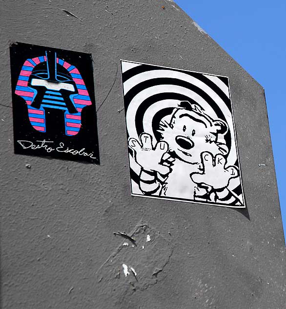 Sticker on Sunset Boulevard - Hobbes