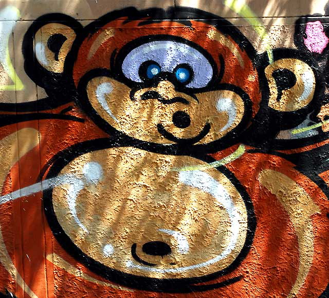 Mural at the Micheltorena Street Elementary School - 1511 Micheltorena Street, in the Silverlake district of Los Angeles - February 2007, by Tommy Ruets, Jersey Joe and the students of Michel Torena, sponsored by the Hollywood Arts Council