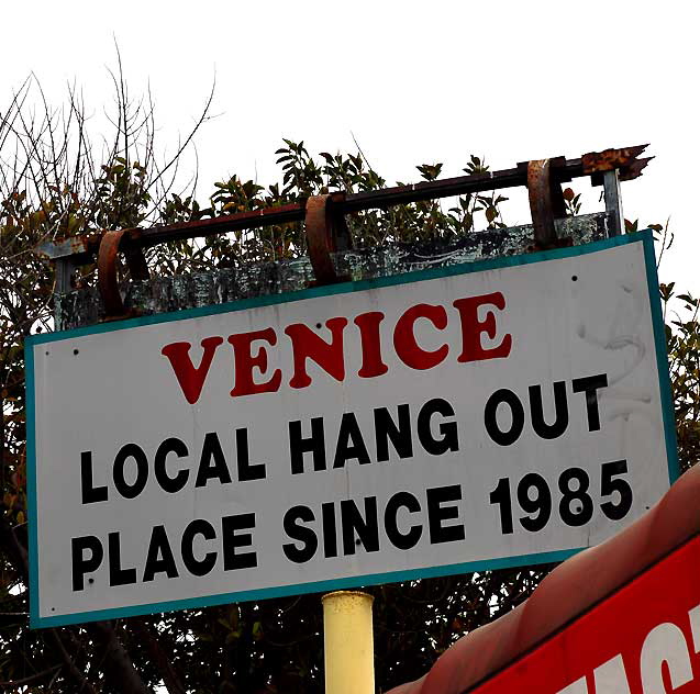 "Venice Local Hangout Place" - 18th and Pacific, Venice Beach
