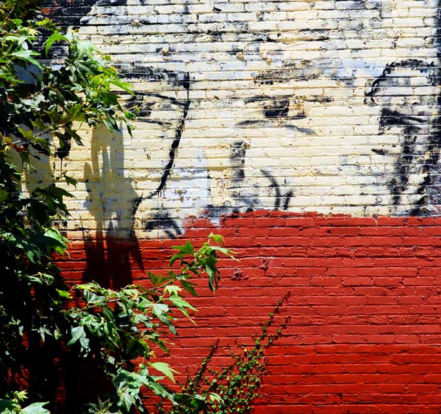 Face on Wall, First and Western in Los Angeles' Koreatown