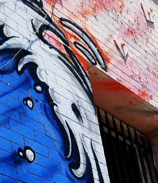 Wave mural on the northeast corner of First and Western in Los Angeles' Koreatown, photographed Monday, July 12, 2010