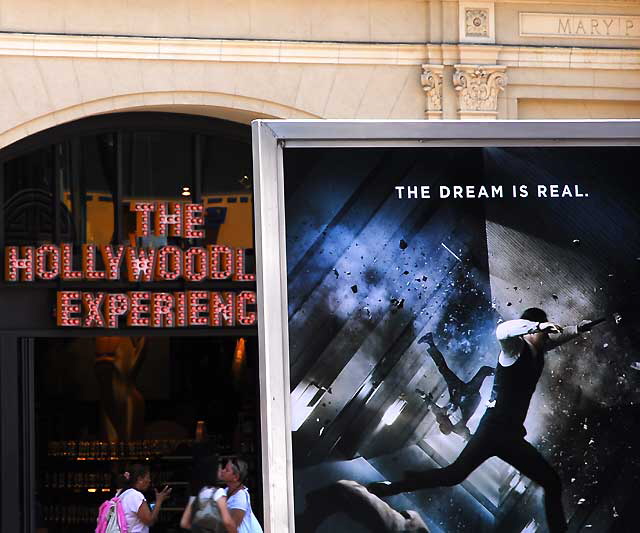 Setting up for the premiere of the film "Inception" at Grauman's Chinese Theater on Hollywood Boulevard, Tuesday, July 13, 2010