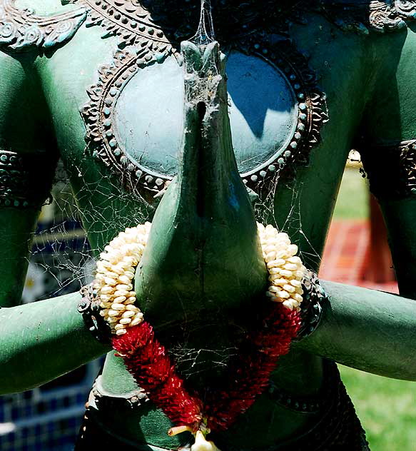 At the Thai-Chinese section of the Hollywood Forever Cemetery, Santa Monica Boulevard, Hollywood