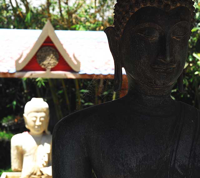 At the Thai-Chinese section of the Hollywood Forever Cemetery, Santa Monica Boulevard, Hollywood