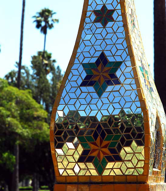 At the Thai-Chinese section of the Hollywood Forever Cemetery, Santa Monica Boulevard, Hollywood