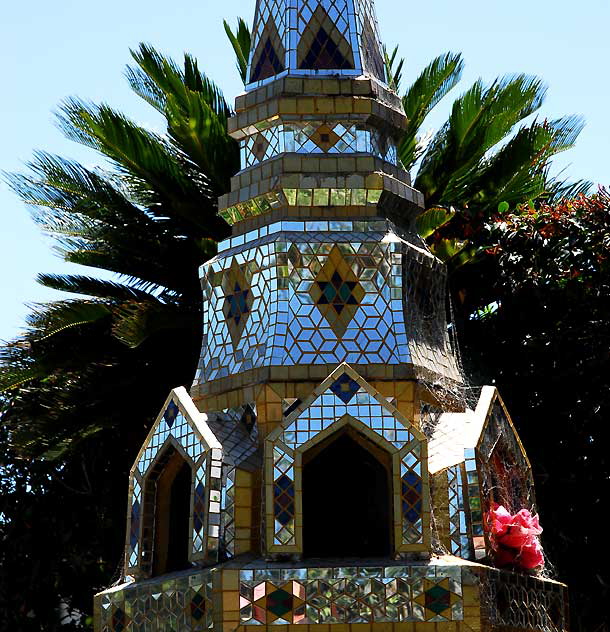 At the Thai-Chinese section of the Hollywood Forever Cemetery, Santa Monica Boulevard, Hollywood