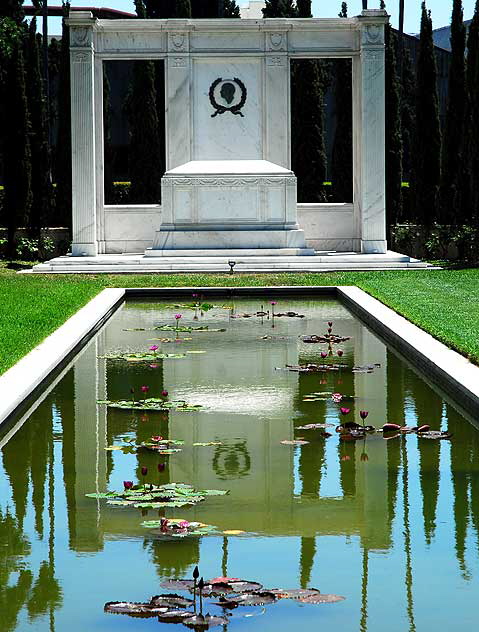 Crypt of Douglas Fairbanks and Douglas Fairbanks Junior at the Hollywood Forever Cemetery, Santa Monica Boulevard, Hollywood