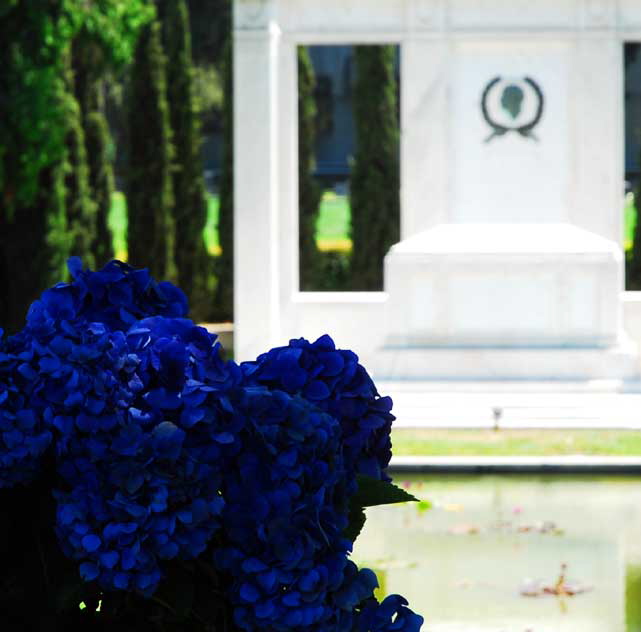 Crypt of Douglas Fairbanks and Douglas Fairbanks Junior at the Hollywood Forever Cemetery, Santa Monica Boulevard, Hollywood