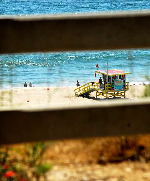 View from Pacific Palisades Park - Ocean Avenue, Santa Monica