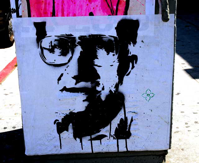 Free Humanity graphic on Melrose Avenue - Glasses