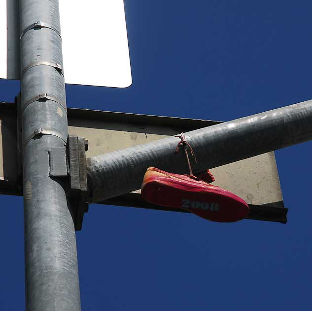 Hanging Sneaker, Melrose Avenue, Hollywood