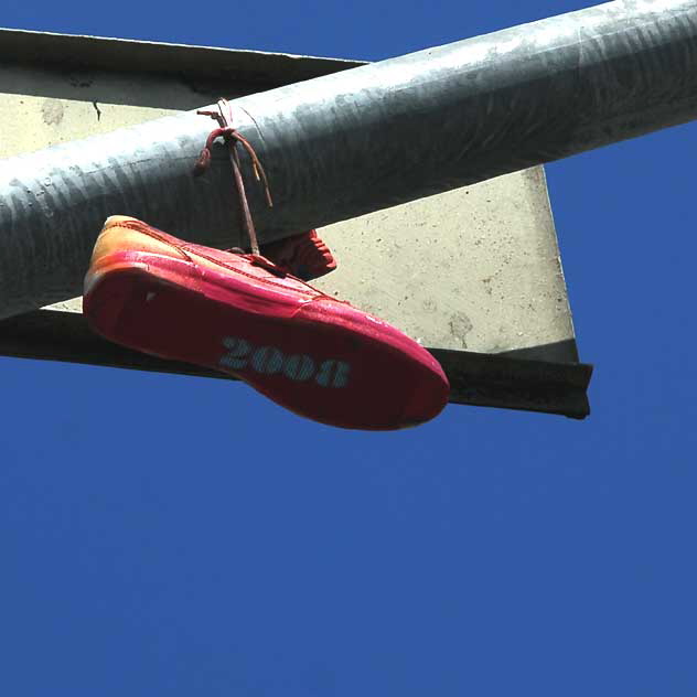 Hanging Sneaker, Melrose Avenue, Hollywood