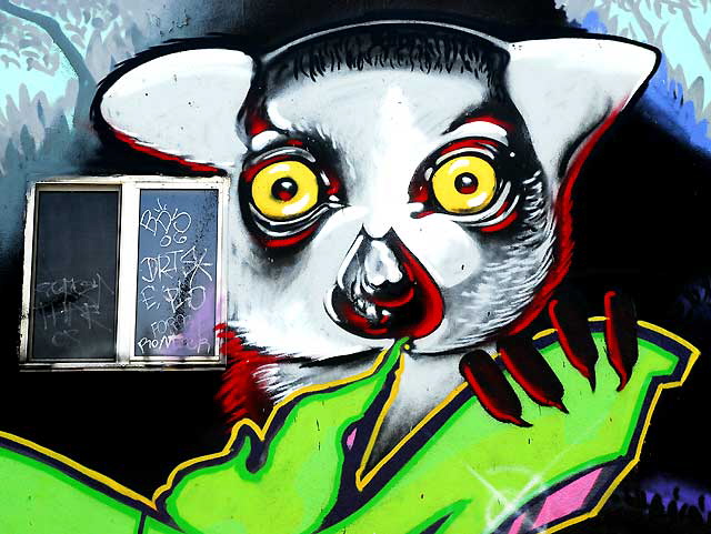 Mural in alley behind Melrose Avenue: Killer Koala 