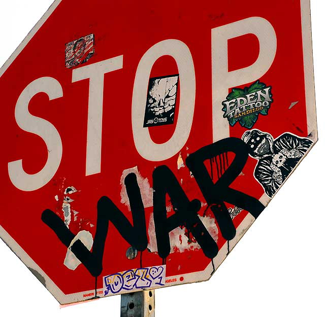 "Stop War" - Hollywood Boulevard